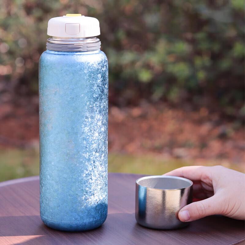 ZhiYue Titanium Insulated Tea Separation Water Bottle