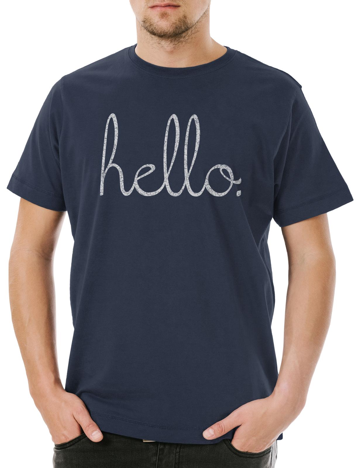 Hello II Mens T-Shirt Mens Womens Tees Top Fun Geek Nerd Science Teacher Scientist Math High School 2XL