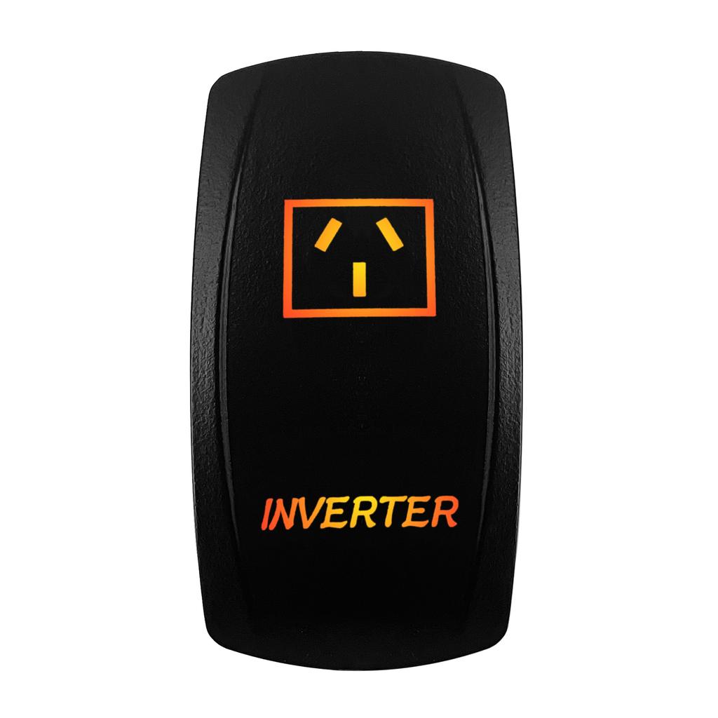 12V-24V Orange Led Rocker Switch Waterproof 20A Amber Light SPST DPDT Toggle Key for Car Boat ATV Camper Motorhome Auto Machine Switches4