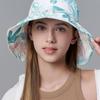 WHITE SANDS Cool Tropical Shirring Bonnet Hat El Nido (4 Colors)