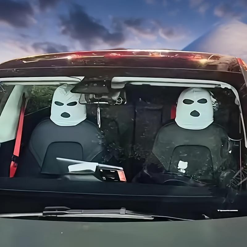 Vtipná čepice na opěrku hlavy autosedačky, Univerzální potah opěrky hlavy do auta, Potah opěrky hlavy na přední/zadní sedadla auta