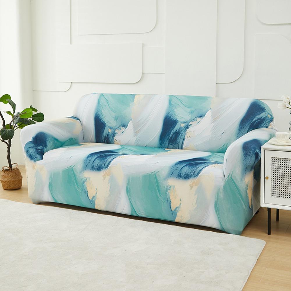Old Fashioned Armchair Sofa Cover Full Elastic Slip Proof Stretchable Protector