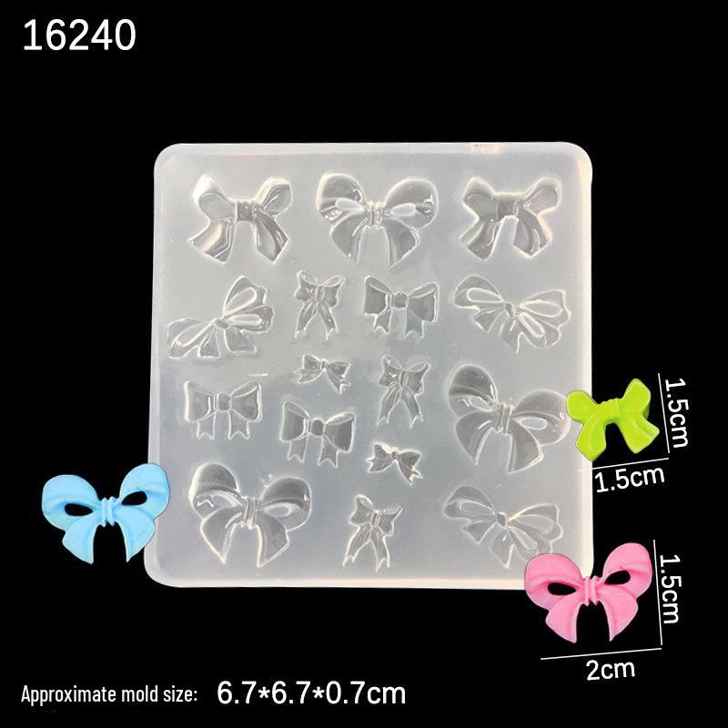 

Мини-бант и луна звездное небо эпоксидная УФ-клеевая форма аксессуары