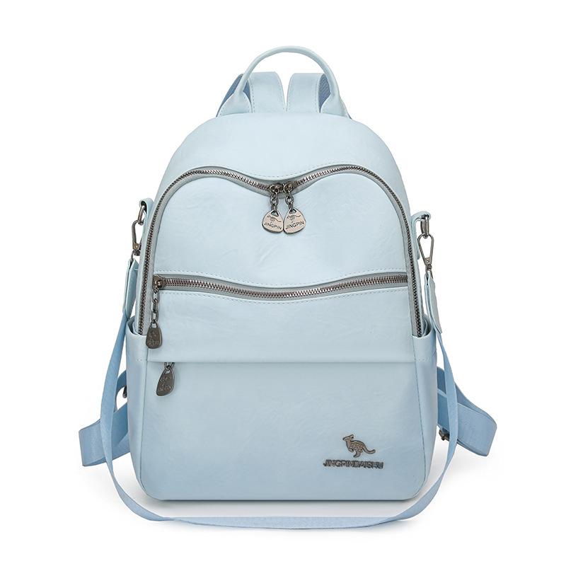 Schoolbag Backpack Women's 1011 New Versatile Travel Fashion Casual Women's Bag Large Capacity Backpack Student School Bag