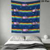 Nyan Cat Wandteppich Ästhetischer Wandbehang Gedruckter Stoffdecke Dekorative Wandteppiche für Schlafzimmer Wohnzimmer Heimdekoration
