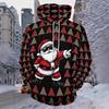 Creative Christmas Snowman 3D Printed Pocket Hoodie Autumn Winter Warm Comfortable Loose Soft Men's Sports Versatile Hoodies