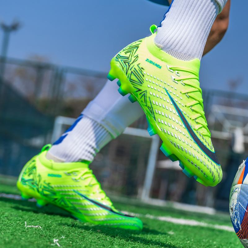 Grass Training Men Football Shoes Professional Fast Football Field Boots Original Soccer Shoes Society Cleats Sneaker Unisex