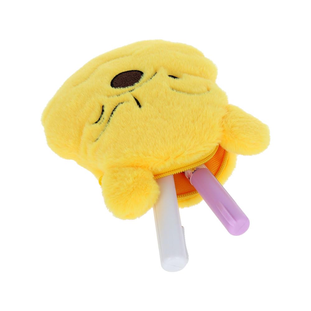 Stationery Winnie the Pooh Disney Merchandise Pouch Plush Pouch Frowning Face S2336880 Sun-Star Die-Cut