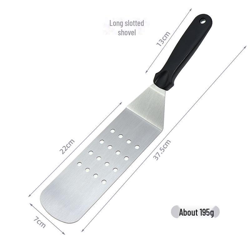 

Универсальная лопатка из нержавеющей стали для гриля, жарки и теппаньяки - Идеально подходит для стейков и блинов