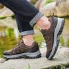 2024 New Hot Selling Mountaineering Cross-country Shoes Men's Sports Shoes Large Size Mesh Casual Outdoor Hiking Shoes