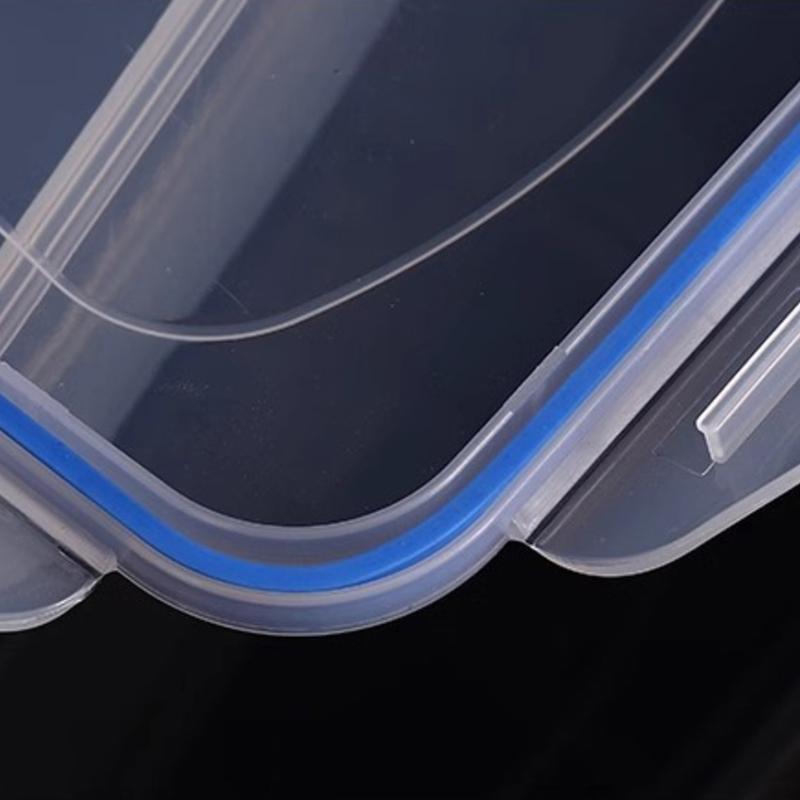 550/1000/1500/2500ml Kühlschrank Lebensmittelaufbewahrungsbox mit Kunststoffdeckel Vorbereiten Lebensmittel Frischhaltebox Picknickbox