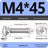 304 Stainless Steel Phillips Round Head Screw with Flat Washer M3/M4/M5/M6