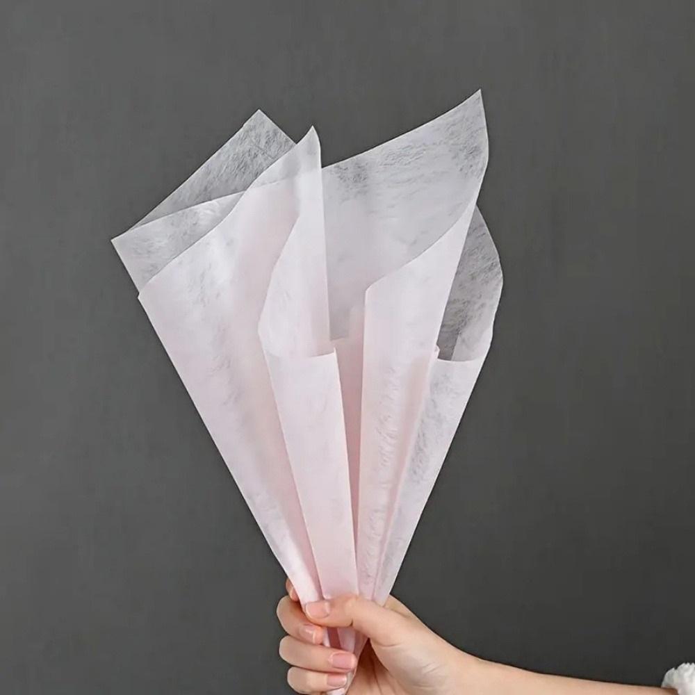

30 * 30cm flower wrapping paper, flower shop flower arrangement flower wrapping paper material Korean style cotton paper roll pa світло-рожевий колір