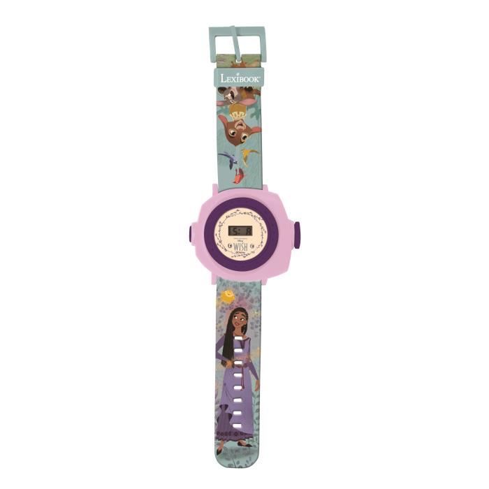 Montre digitale avec projection de 20 images design Wish