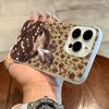 Fawn Flower Matte Silicone Case For Iphone 13 12 11 16 15 14 17 Pro Max Anti-Fingerprint Ultra Thin Cover