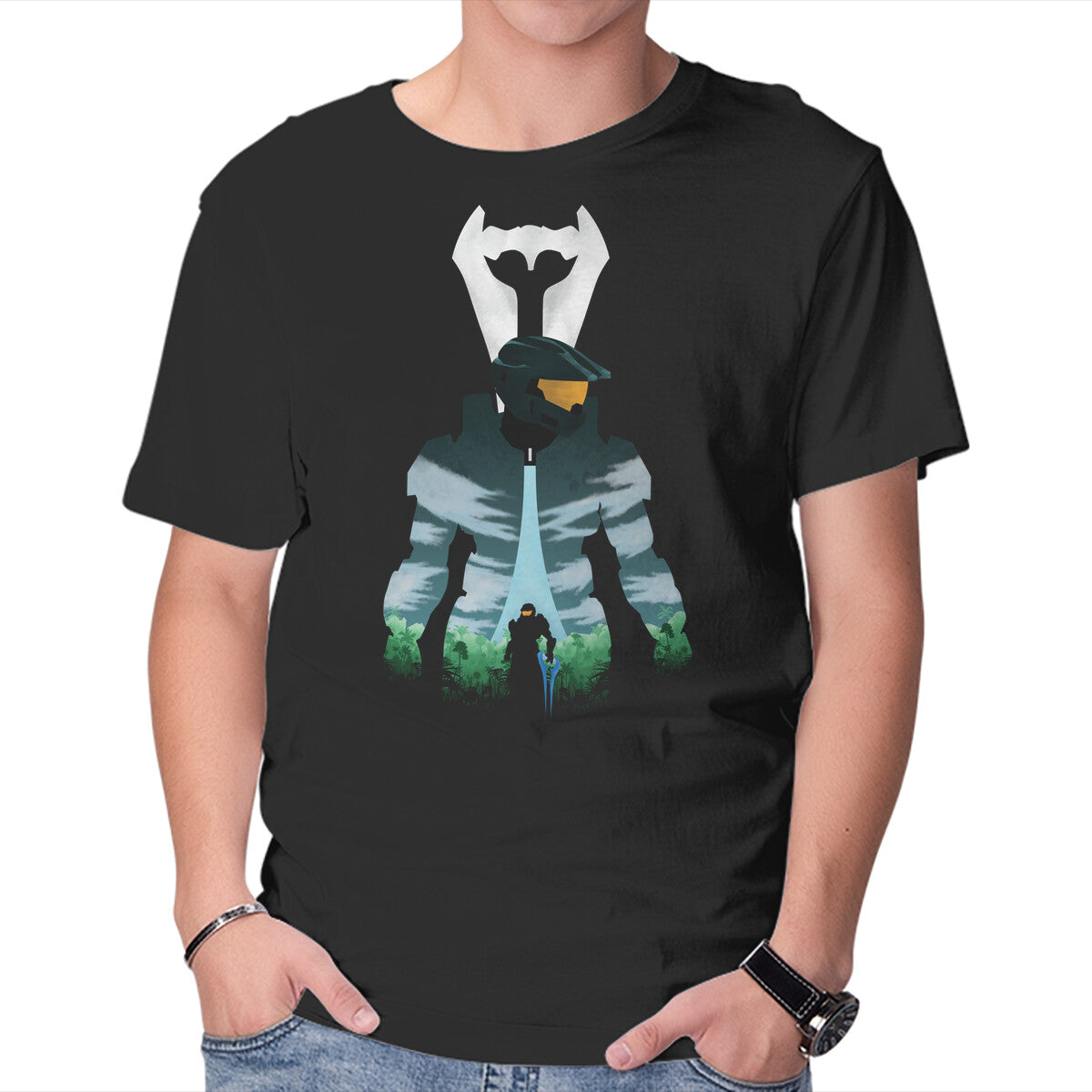 Unisex Crew Neck T-Shirt The Best Warrior Graphic Short Sleeve Casual Tee M