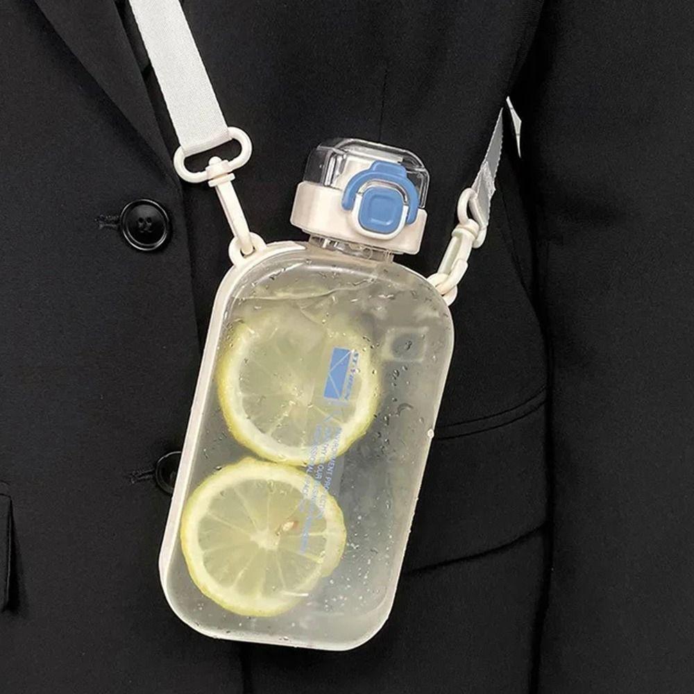 1Pcs 750ml Transparent Sports Bottle Portable Travel Canteen  Men Women Universal