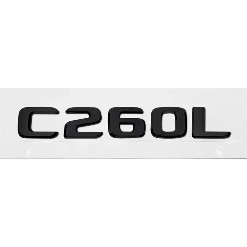 Car Sticker Modified Letter Number Trunk Emblem Badge Decal for Mercedes Benz C200L C220L C260L C300L C320L C Class Accessories