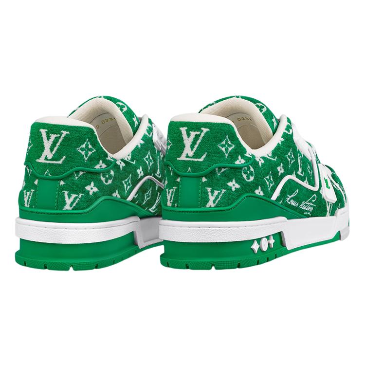 Louis Vuitton Lv Trainer Sneakers 'Green Monogram' 1ABFSA
