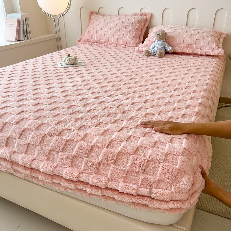 Einzel-/Queen-/Super King Dickere Fleece-Überwurfdecke für Bett oder Sofa Weiche Plüschdecke