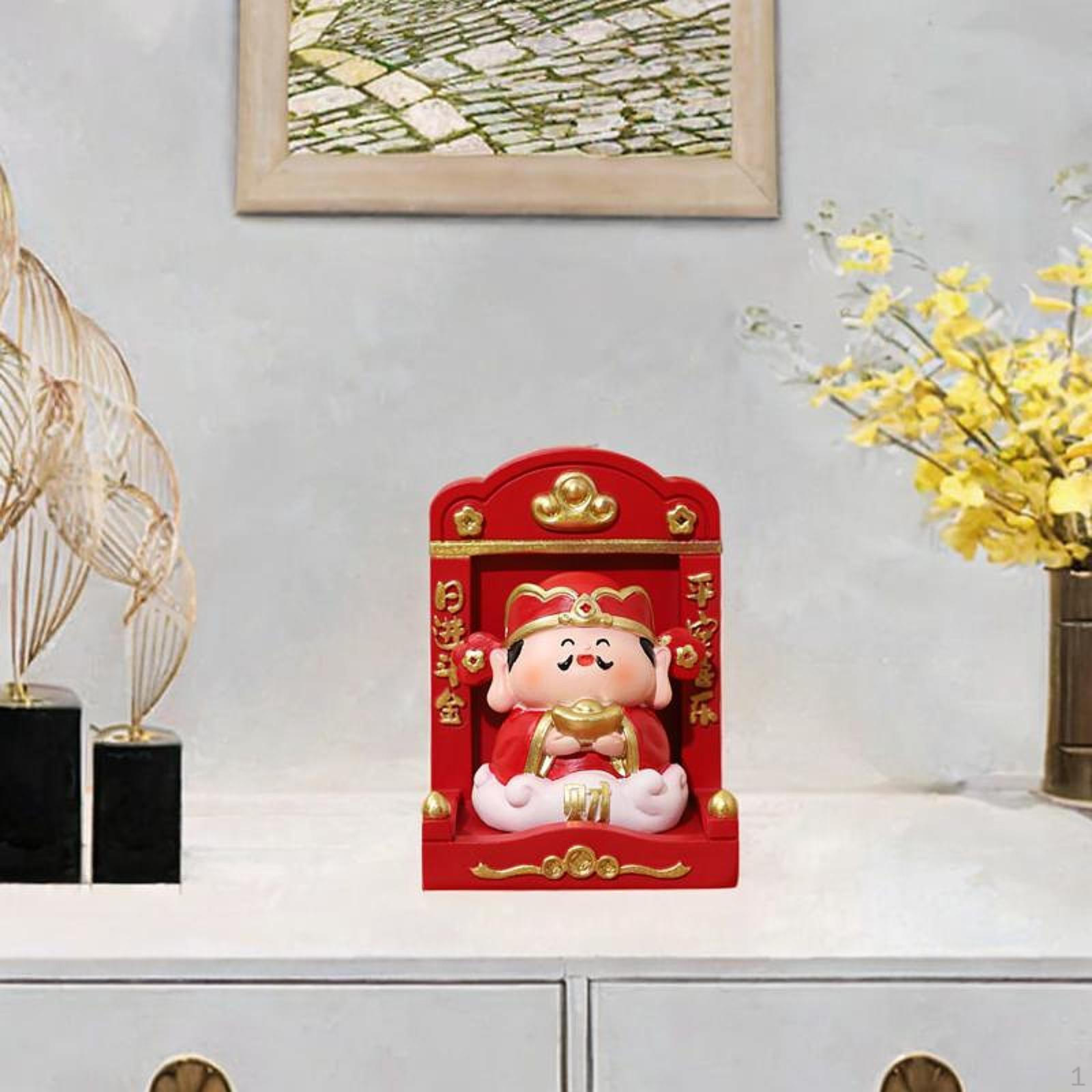 

Китайская статуя бога богатства, настольное украшение, миниатюрная скульптура для гостиной Style E