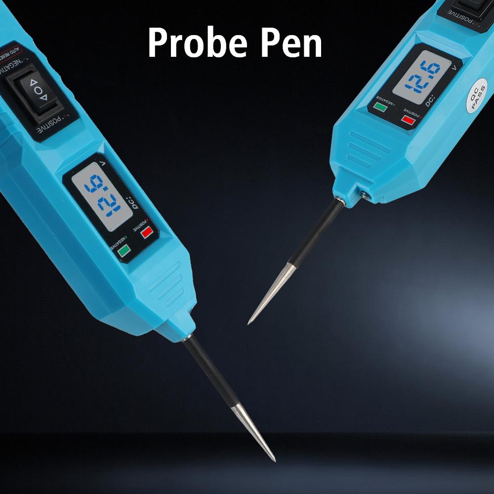 12V/24V Auto Accessories Multifunctional Diagnostic Tool Car Electrical System Tester Voltage Test Digital LCD Display Probe Pen