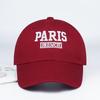 Paris French Embroidered Baseball Cap Soft, Comfortable, Lightweight, Breathable, Adjustable French Vintage Minimalist Urban Sty