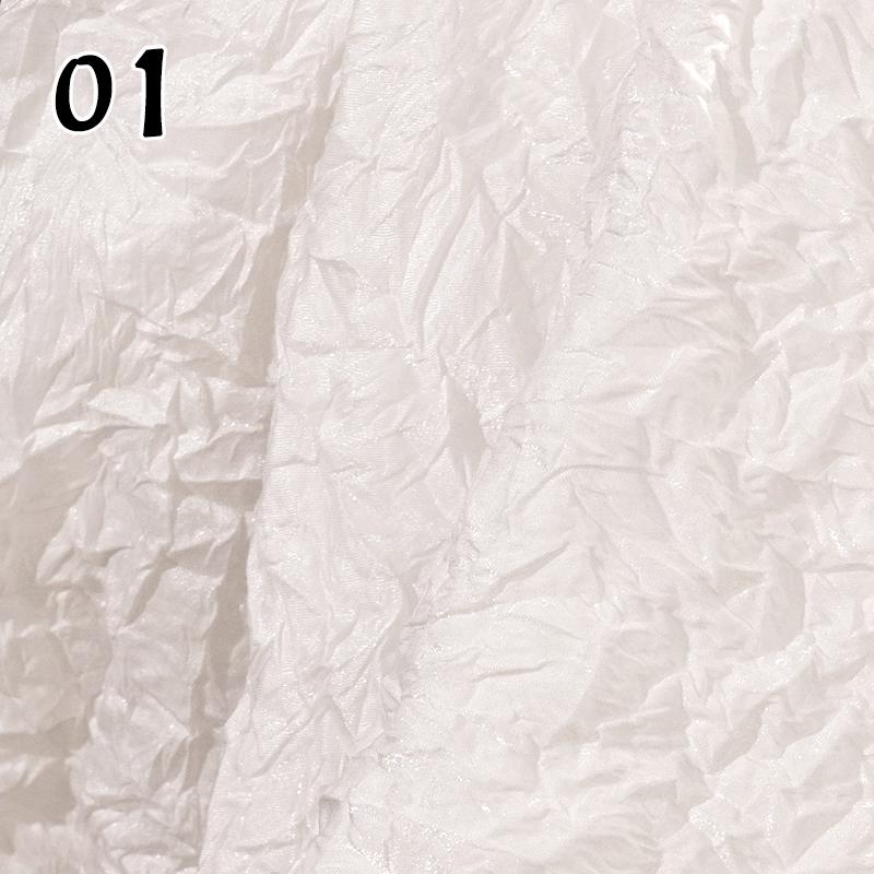 50x117cm Gradient GlassTexture Pleated Fabric Creative Modeling Reconstruction Designer Fabric For Diy Sewing Dress Pants Hanfu