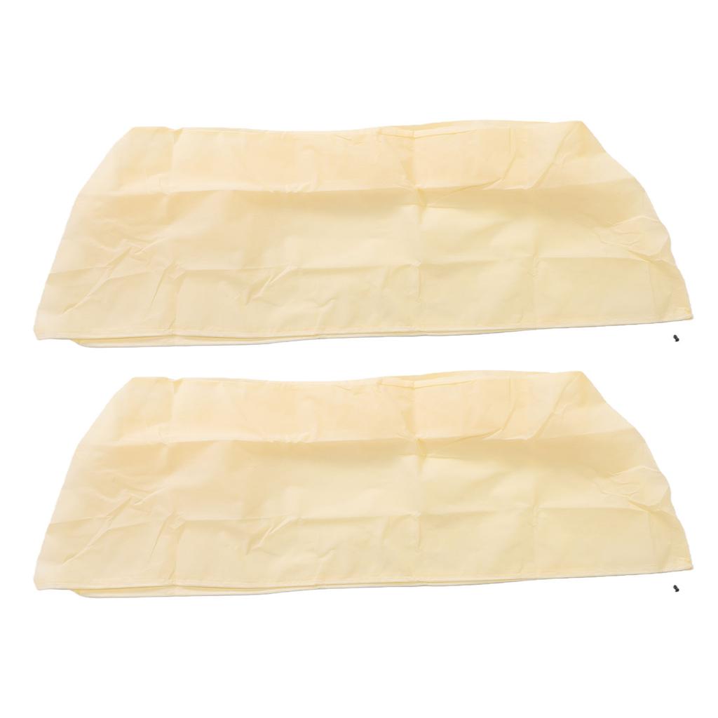 Winter Plant Box Cover, 2 Pack Frost Covers for Balcony Plants with Reinforced s and Drawstring, Breathable Non Woven Fabr