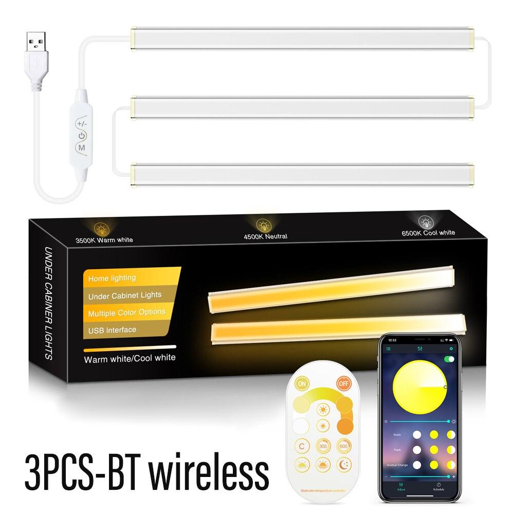 LED Smart Cabinet Light, Motion Sensor Night Light with App Remote Control Dimmable USB Powered for Kitchen, Cabinet, Bedroom