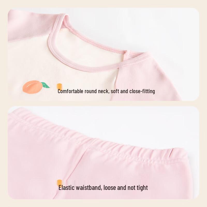 Dziewczęcy bawełniany komplet bielizny termicznej