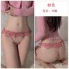 Sex Underwear Sexy Pure Desire Low Waist Large Size Lace Metal Chain Thong Women's T Pants Hair