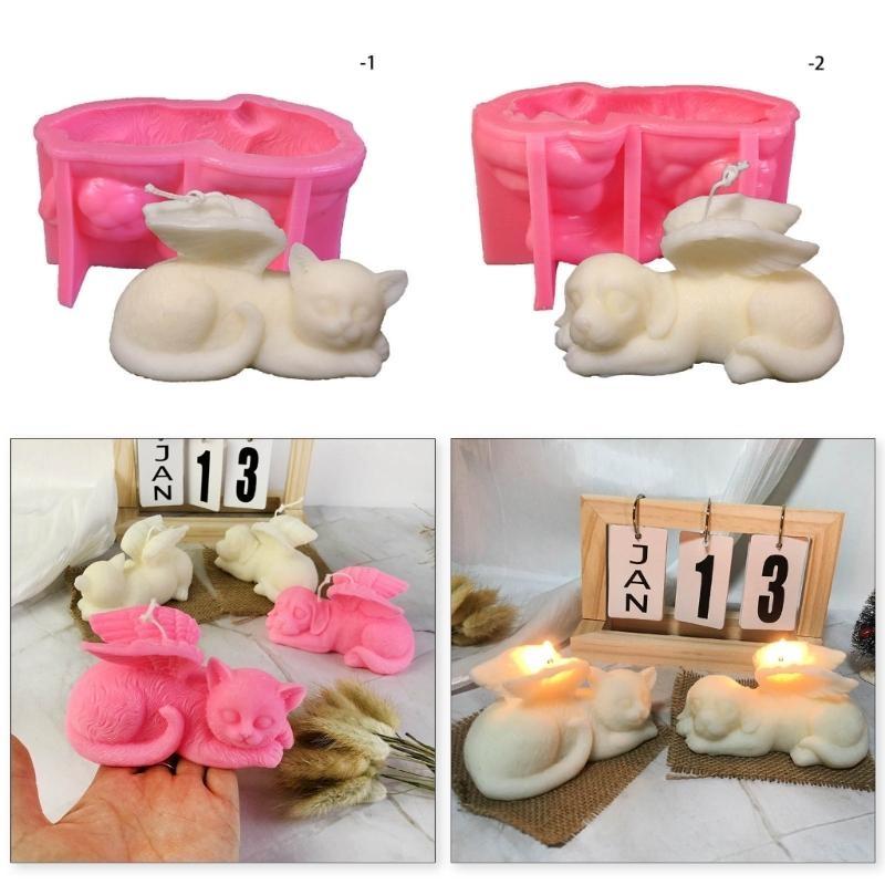 Dog Molds Shaped Resin Molds for Making Soap Room Decorations Cake Top Fondant Decorations