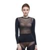 Premium Summer Mesh Cooling Underlayer Women'S Long Sleeve Round Neck