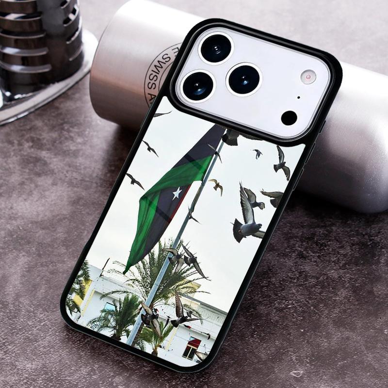 

Libya Flag Phone Case for iPhone 17 16 15 Pro Max Air 14 13 12 11 Plus Shockproof Capa Cover iPhone 16 Plus