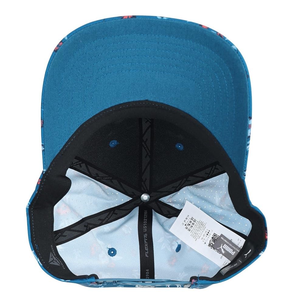 Golf Cap GOLF Golf Tech P Floral Printed Ocean Tropic [PUMA] Cap/025435 Men's