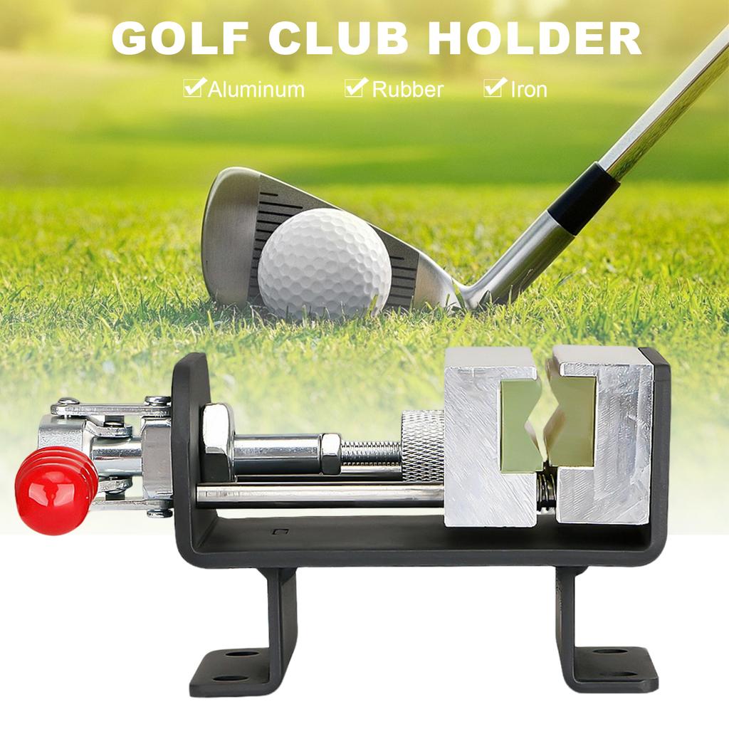 Golf Club Regrip Vise Golf Grip Removal Tool Golf Club Shaft Clamp Golf Club Vise Clamp for Home Workshop