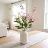 Plastic Artificial Jasmine Flower Branch Real Touch Fake Flowers  Wedding Decor