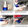 FOR HONDA CR-V CRV 2017- 2018   Car Auto Muffler Stainless Steel Trim Tail Tube Exhaust Pipe Tip Replacement Parts