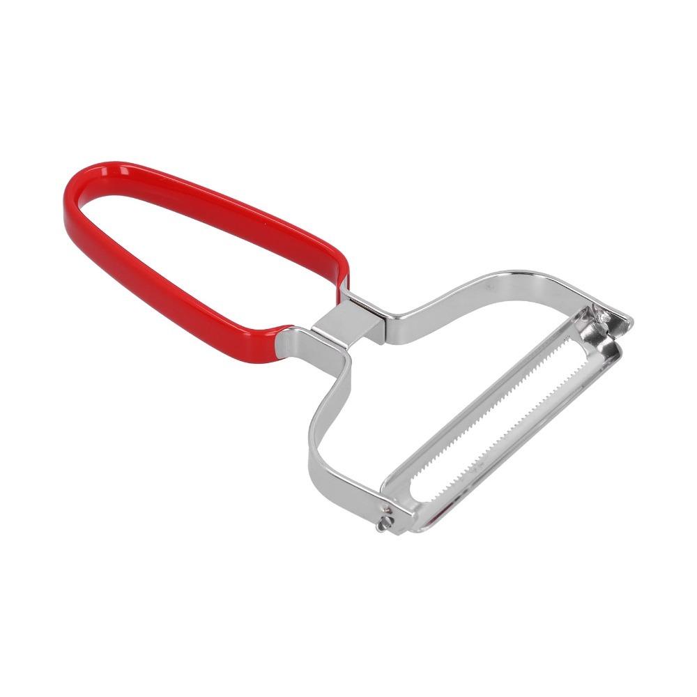 Multifunctional Vegetable Peeler Stainless Steel Larger Wide Mouth Cabbage Peeler Manual Efficient Peeling Knifes красный