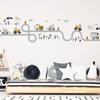Cartoon Wall Stickers For Boys Room Decoration Traffic Track Cars Truck Tractor Bulldozer Wall Decals For Bedroom Nursery Room