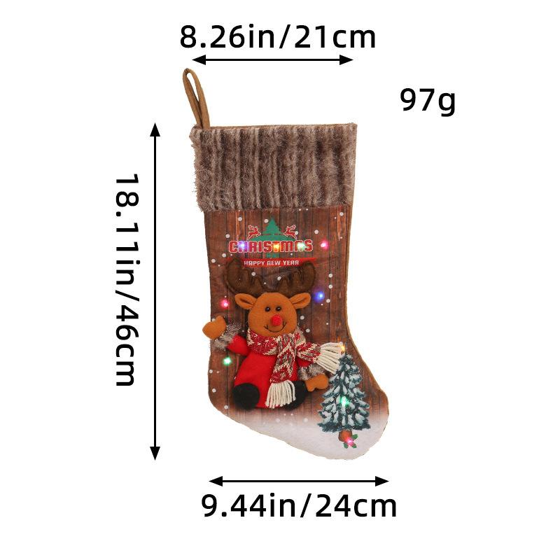 

Zhongran Christmas Lights Christmas Stockings Christmas Tree Pendants Children S Gift Bags Fireplace Decorative Socks