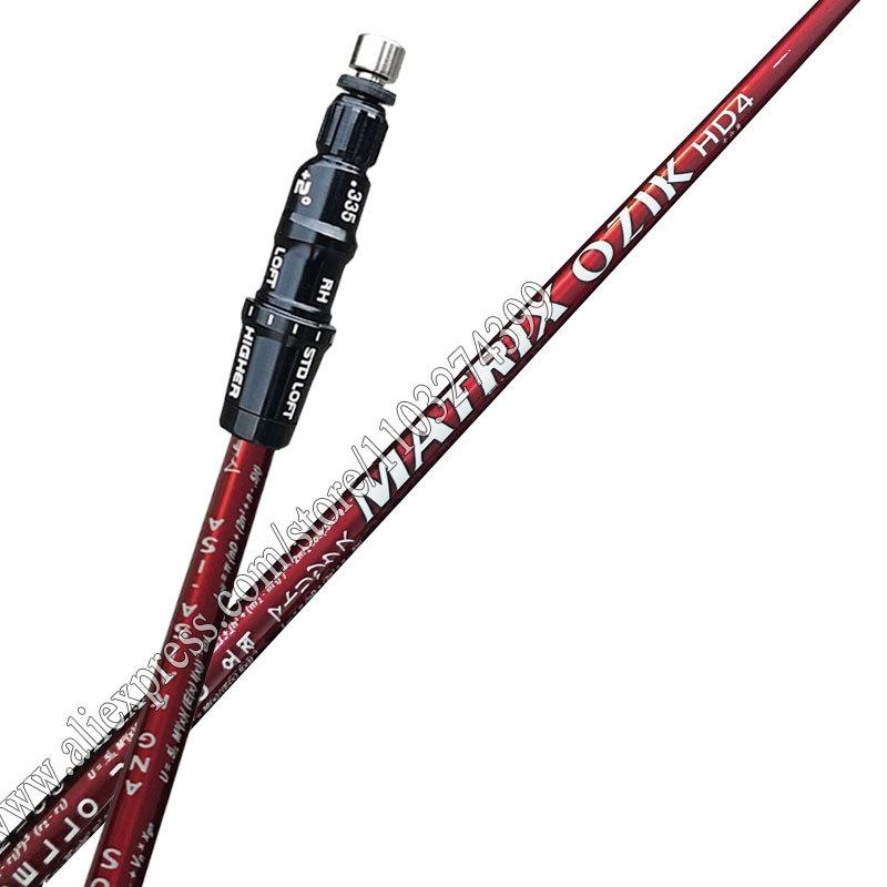 Driver Golf Shaft MA TRIX OZIK4 Graphite Shaft Red Golf Wood Shaft Series Free Assembly Sleeve Golf Accessories Clubs Shaft TI TSi S Flex