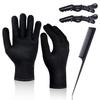 Spot Hairdressing Heat-Resistant PVC Non-Slip Gloves for Curling Irons & Straighteners