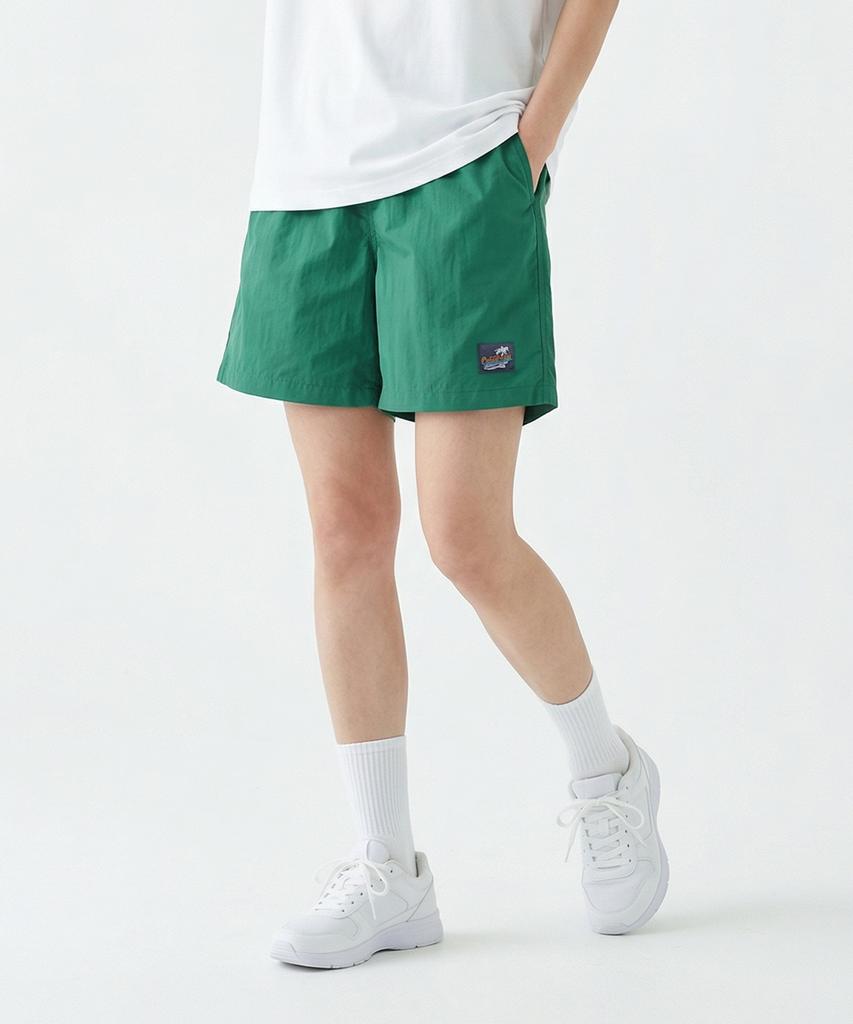 EZBUY [2Pack] Unisex Wave Code Taslan Summer Half Pants 8 Colors (Type A)