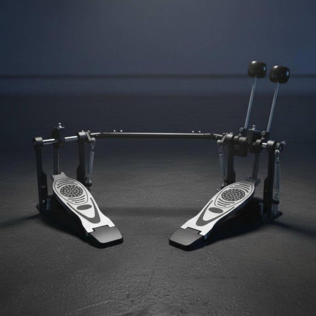 Double Bass Drum Pedal Adjustable Kick Heavy Duty for Drummers