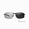 aoron Metal Frame Photochromic Polarized Sunglasses Outdoor Sports Driving Glasses for Men Women