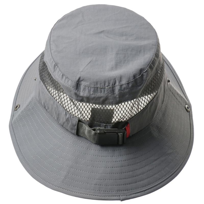 Breathable Fisherman Hat with Sun Protections Foldable Bucket Hat for Hiking and Camping Outdoor Activity Headwear