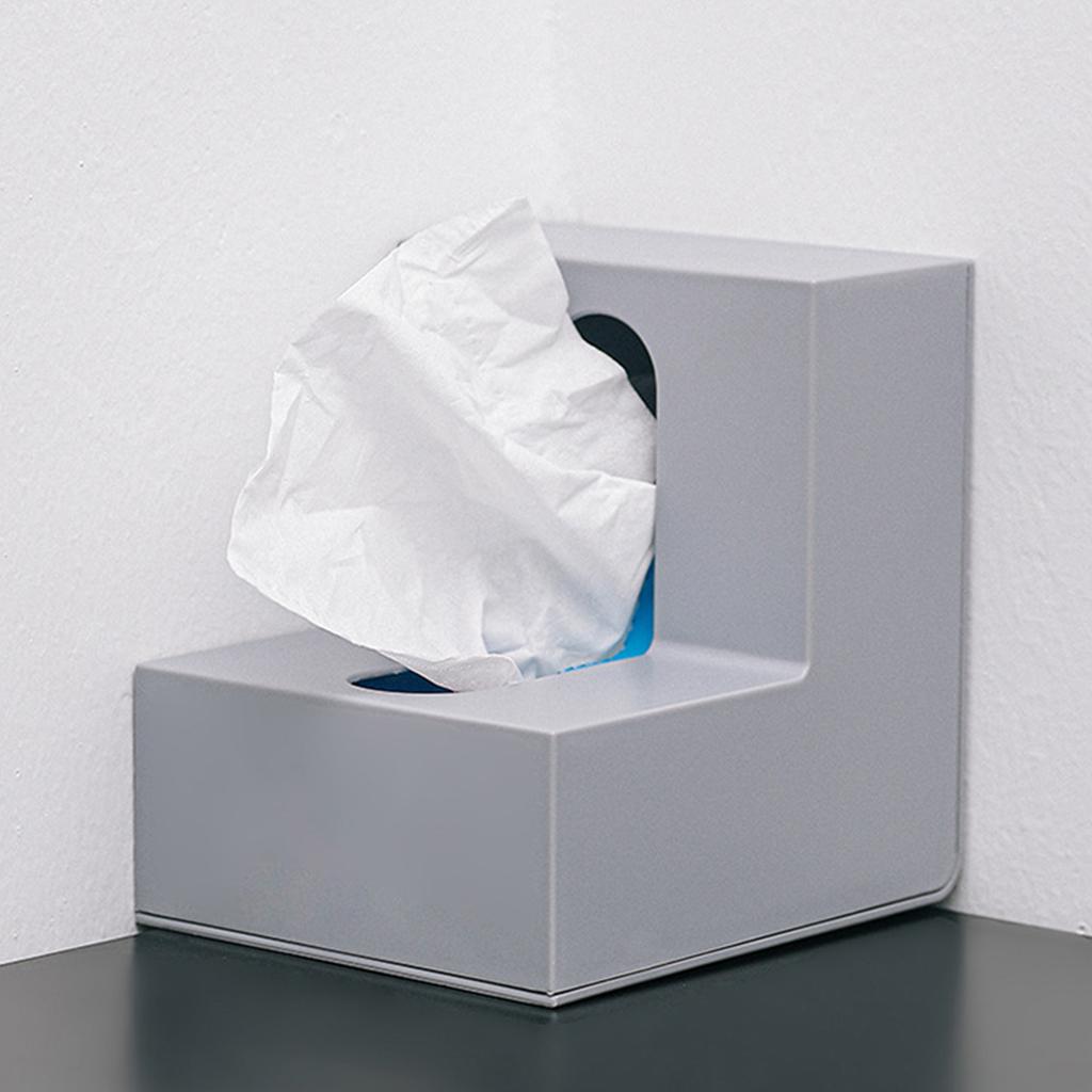 Nordic Style Plastic Tissue Box Holder Personality Simplicity Tissue Storage Box for Restaurant
