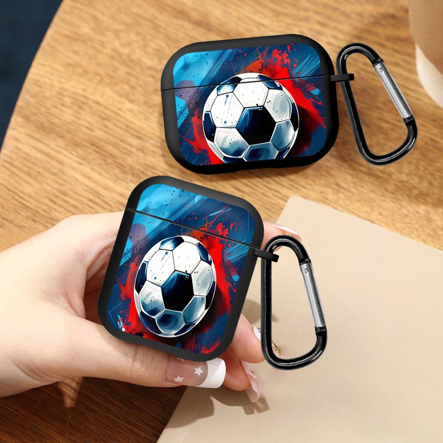 Graffiti Soccer Ball Case For Airpods 2 Pro3 4 Pro 3 Pro2 1 Earphone Cases Cover
